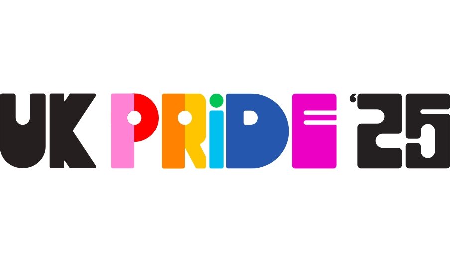 The logo for UK Pride '25 in Portsmouth