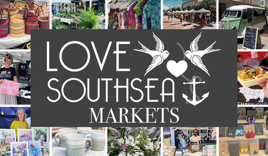 Love Southsea Market Palmerston Road Poster