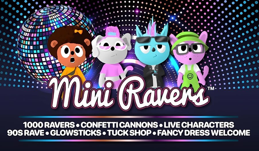 Logo for the Mini Ravers Portsmouth