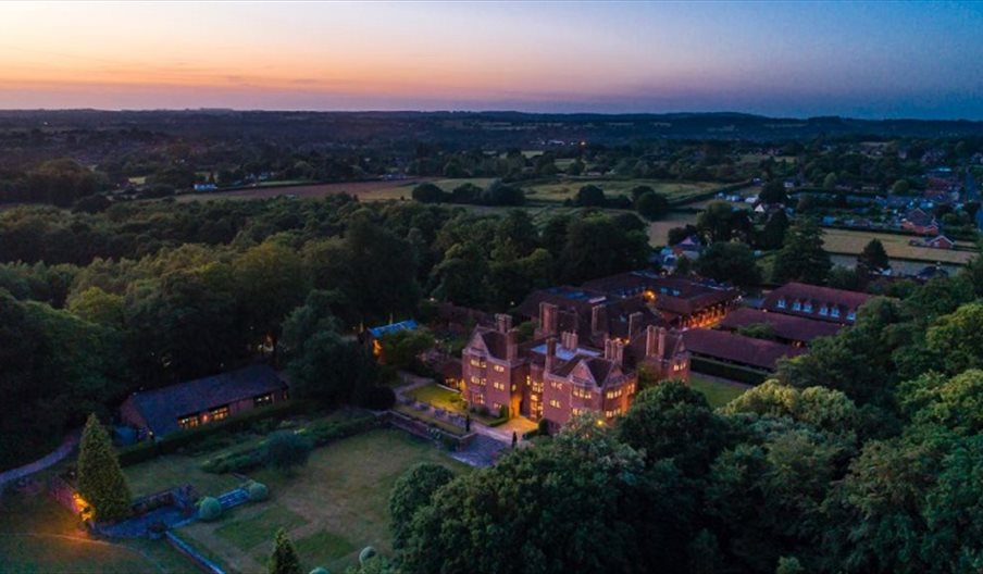 New Place Hotel at dusk