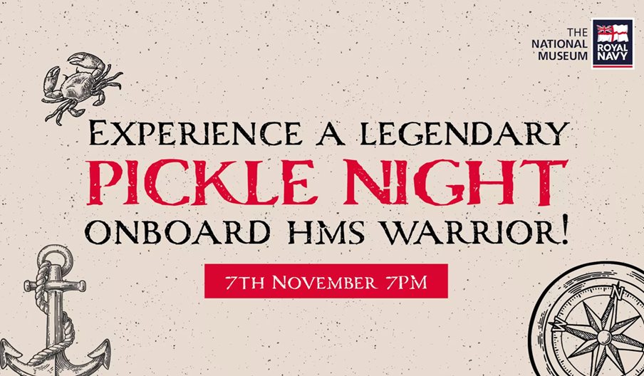 Illustration for Pickle Night Onboard HMS Warrior