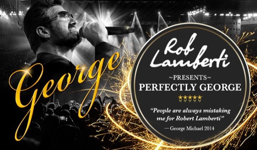 Poster for an evening with George Michael tribute act.