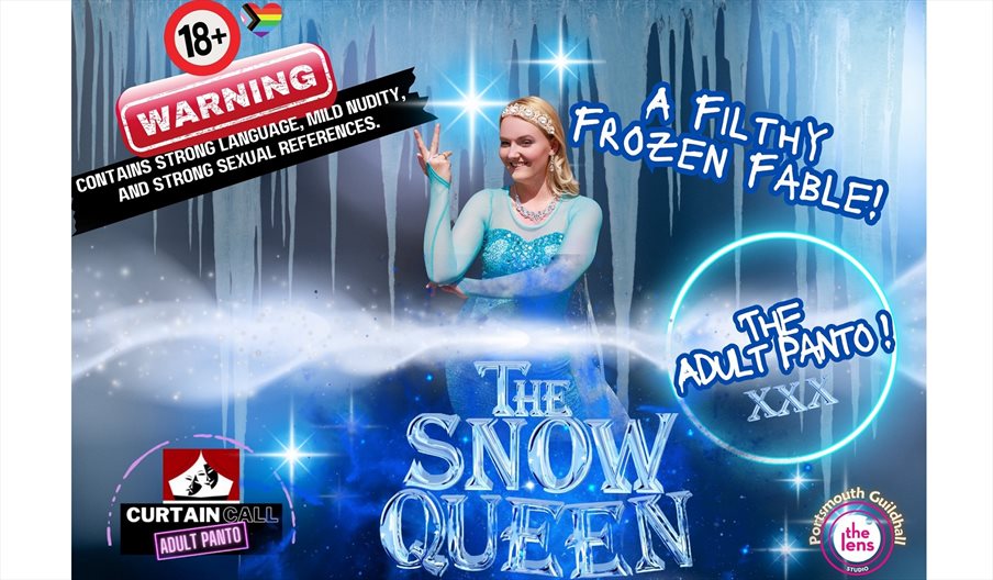 Poster for The Snow Queen – Adult Panto at Portsmouth Guildhall