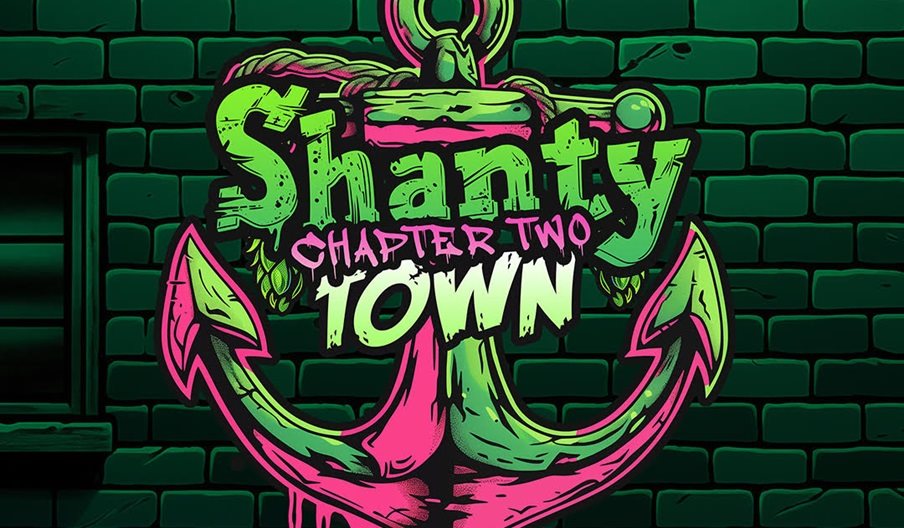 Poster image for the second Shanty Town Beer Festival at Staggeringly Good