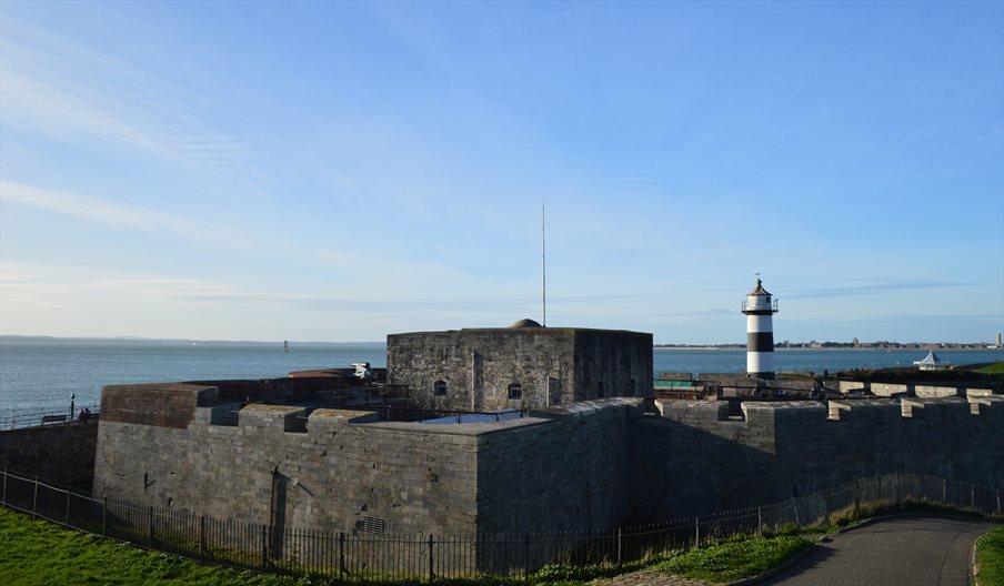 Southsea Castle under a blue sky