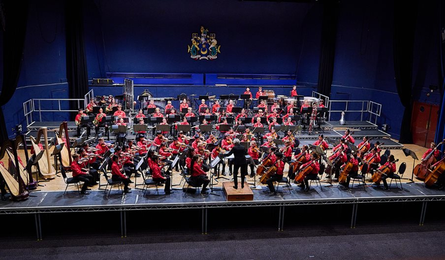 The National Children's Orchestras performs at Portsmouth Guildhall