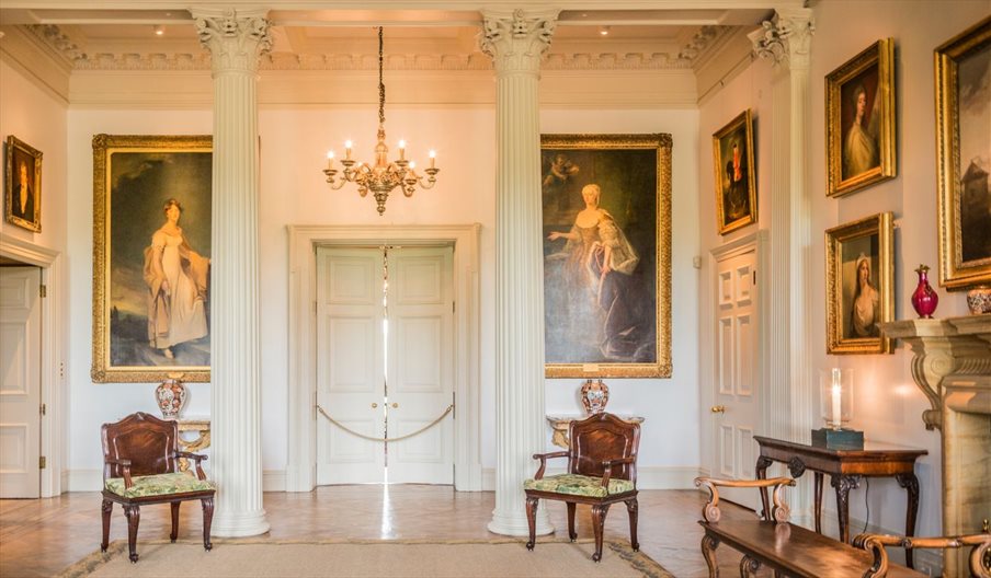 Photograph of the Main Hall at Stansted House
