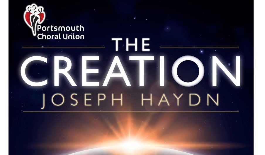 Poster for Portsmouth Choral Union's performance of The Creation by Haydn