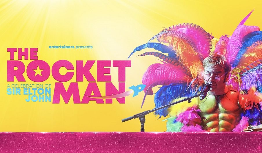 Poster for The Rocket Man tour.