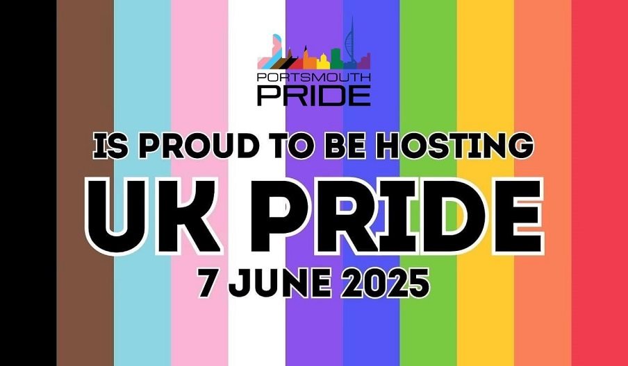 Portsmouth Pride is proud to be hosting UK Pride, 7 June 2025