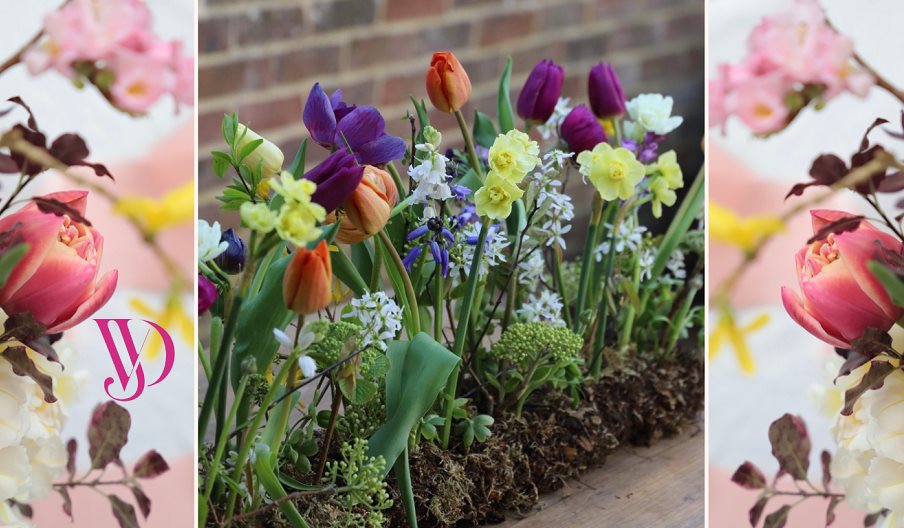 Photograph of floral creations by Vanessa Jayne Floral Design