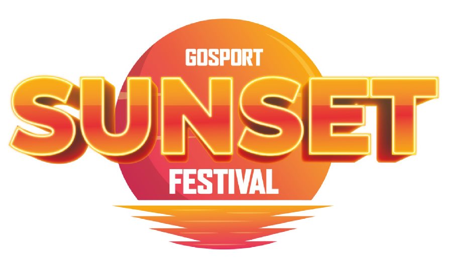 Logo for Gosport Sunset Festival.