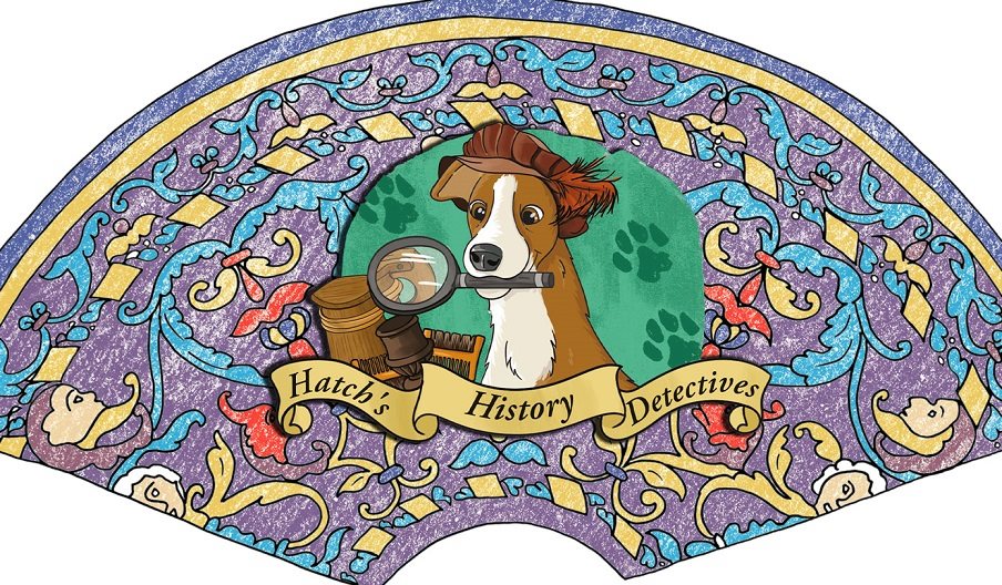 A 'Hatch's History Detectives' colouring in activity