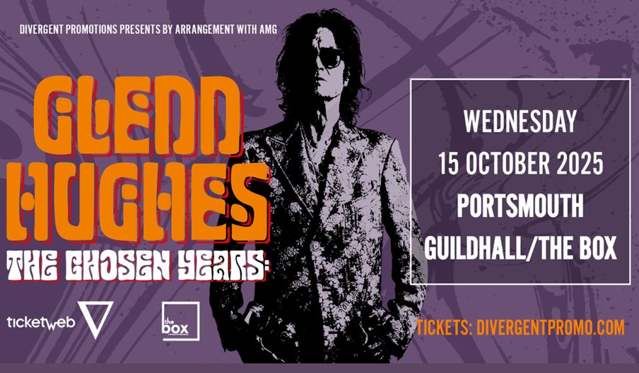 Poster for Glenn Hughes The Chosen Years tour.