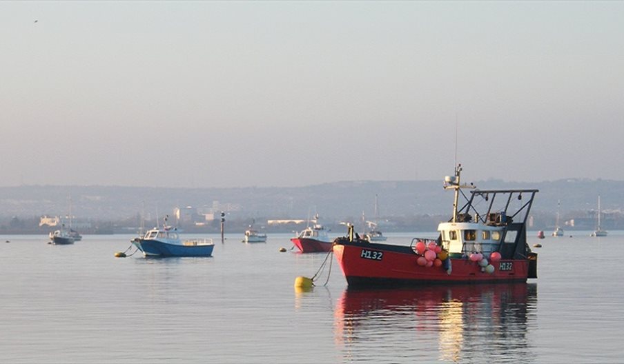 Boats at Langstone Harbour