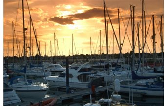 Sunset at Southsea Marina