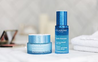 Clarins skincare products