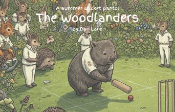 Poster for the play The Woodlanders.