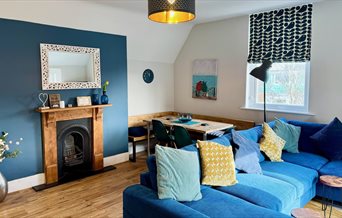 Comfortable living space at The Beach at the End of the Road - The Roof Terrace