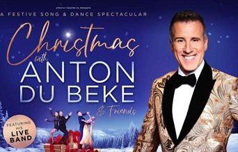 Poster for Christmas with Anton Du Beke at the Kings Theatre in Southsea