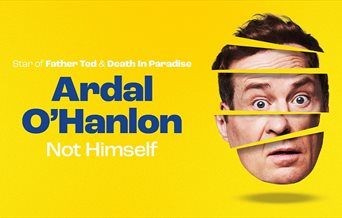 Poster for Ardal O'Hanlon's latest tour.