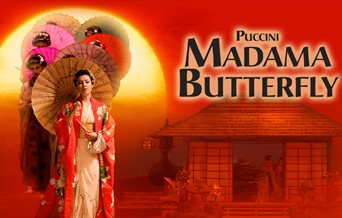 Poster for Puccini: Madama Butterfly at the Kings Theatre in Southsea