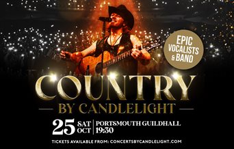 Poster for Country by Candlelight at Portsmouth Guildhall
