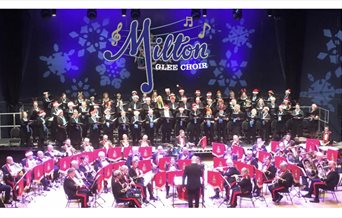 The Milton Glee Choir performing a Christmas Concert