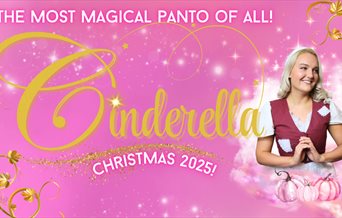 Poster for Cinderella at the Portsmouth Guildhall