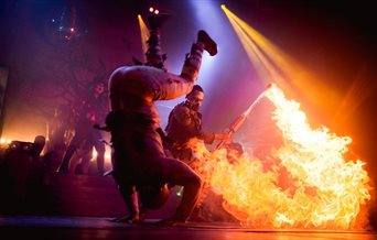 Fire displays at the Circus of Horrors