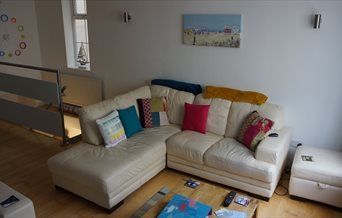 Beachside Townhouse living room