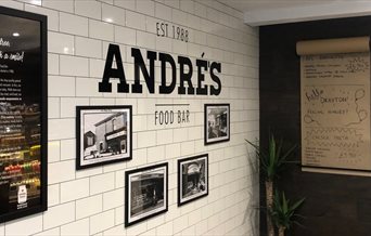Inside Andre's in Drayton