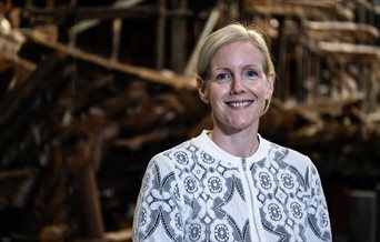 Eleanor Schofield at the Mary Rose Museum