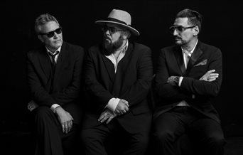 A black and white photo of Fun Lovin' Criminals by SINATRA_PGD Photography