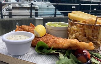 Fish and Chips at Spinnaker Kitchen & Bar