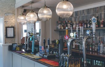 The bar at the Florence Arms Gastro Pub
