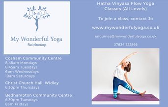 Flyer for My Wonderful Yoga