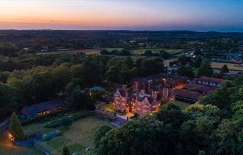 New Place Hotel at dusk