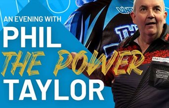 Poster for An Evening with Darts Legend Phil Taylor