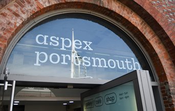 Exterior of Aspex Portsmouth by photographer Daniel Boss