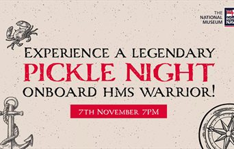 Illustration for Pickle Night Onboard HMS Warrior