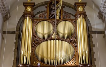 Photograph of the Organ at Portsmouth Cathedral