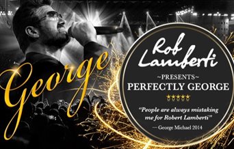 Poster for an evening with George Michael tribute act.