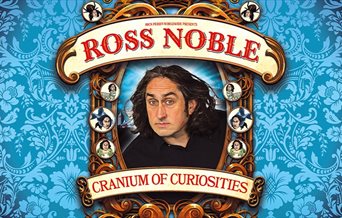Poster for Ross Noble's latest touring show - Cranium of Curiosities