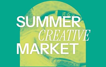 Poster image for the Summer Creative Market at the Hotwalls Studios