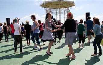 Dancers at Southsea Bandstand