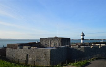 Southsea Castle under a blue sky