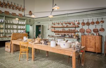 The old kitchen at Stansted House