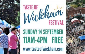 Poster for Taste of Wickham Festival 2025