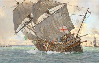 The Mary Rose sinking - by Geoff Hunt